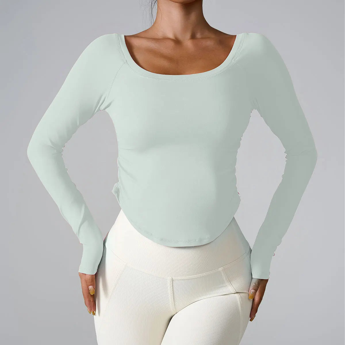 High Elasticity Tight T-shirts Women Workout Running Quickly Dry Tops Breathable Sports Gym Yoga Tops