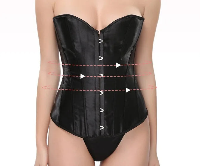 Corset Tops for Women Wholesale Steampunk Korsett Women's Lace up Boned Corset Top Halloween Body Shaper With T String