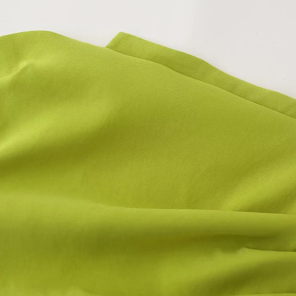 PB&ZA Women 2024 Summer New Chic Fashion Pleated Embellished Chest Top Tank Tops Vintage Backless Female Camis Chic Tops