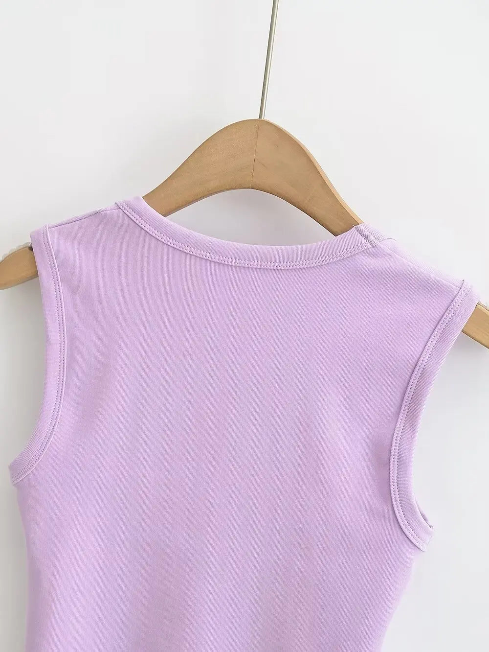 Women 2024 Summer New Fashion Tapped Dark Square Collar Tank Tops Vintage Casual Female Camis Chic Tops