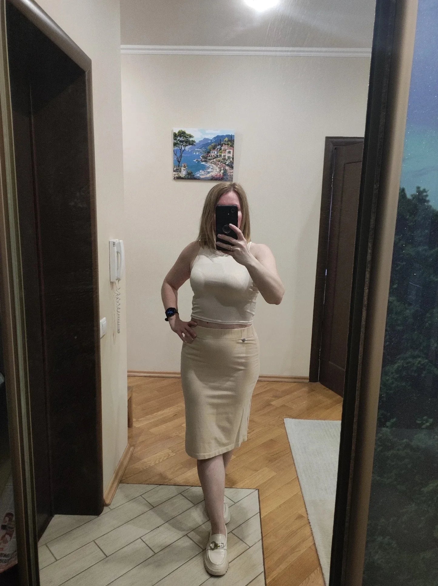 SBM New Solid Harajuku Korean Female Off Shoulder Knitted Khaki Summer Women Tops Tank Tops Sexy Crop Vest