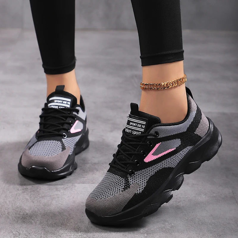 Local Us Stock Dropshipping Shoe for Women Fashion Sneakers Flat Shoes Tenis De Mujer Running Shoes for Women New Products 2025
