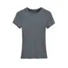 Women 2024 Summer New Fashion Basic Thin Modal Short-sleeved T-shirt Ancient Casual Chic Female Tee Shirt Tops Mujer