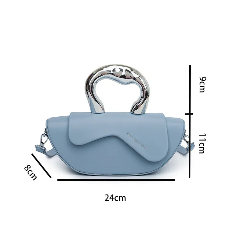 Personalized Fashion Handbags for Party Underarm Bag Women 2024 New Versatile PU Texture Single Shoulder Crossbody Bags