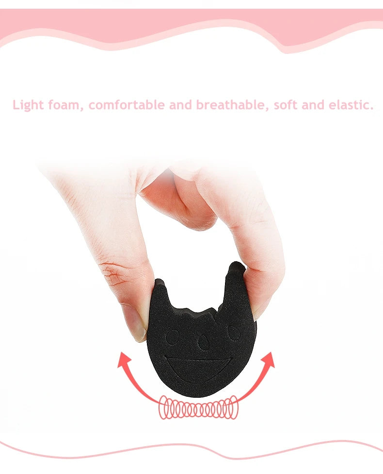 Women High Heel Half Forefoot Insert Toe Plug Cushion Pain Relief Protector Big Shoes Toe Front Filler Adjustment 1 Pair