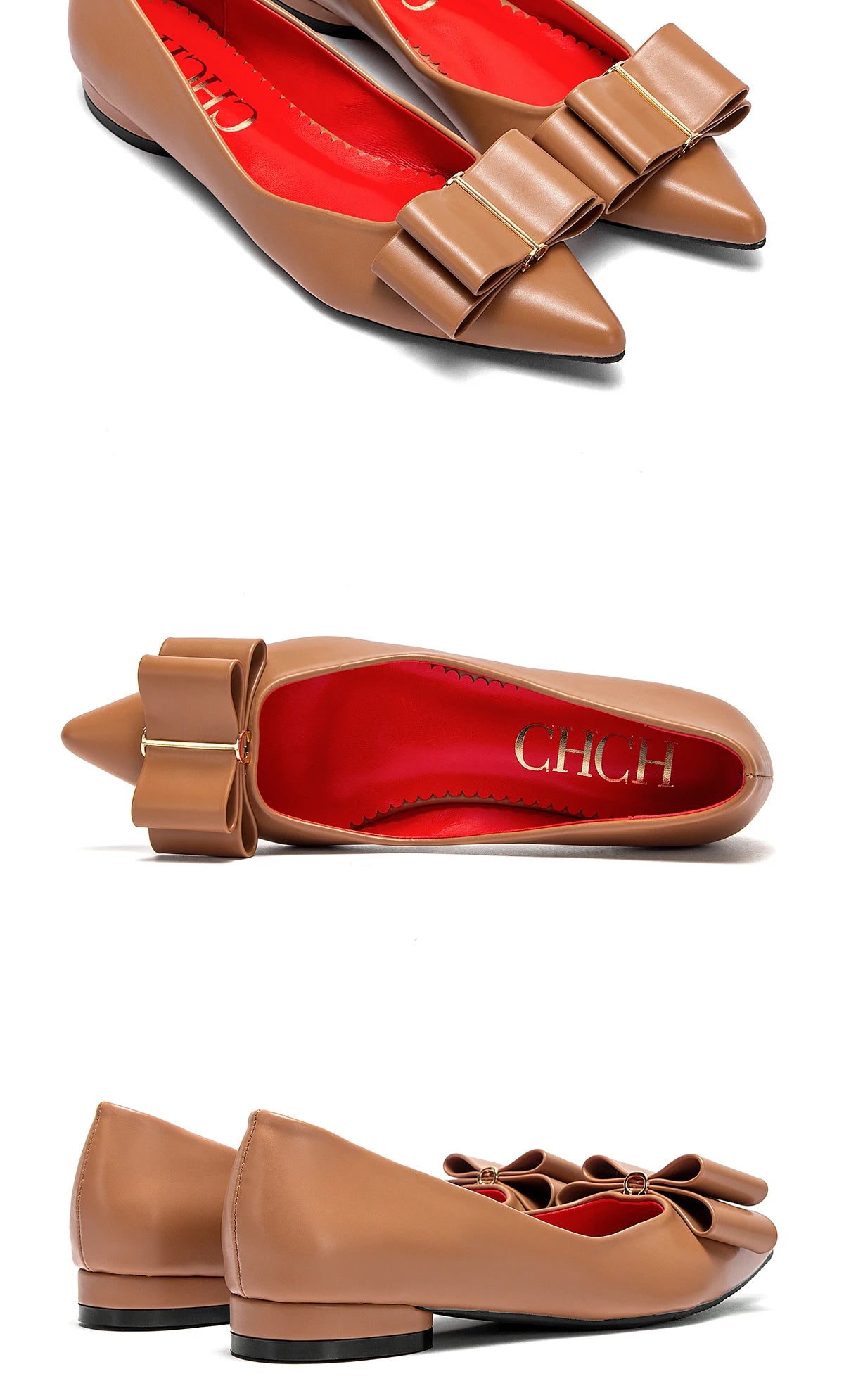 Solid Colour Simple Women's Single Shoes Fashionable Versatile Wear Comfortable Season New Women's Low-heeled Single Shoes