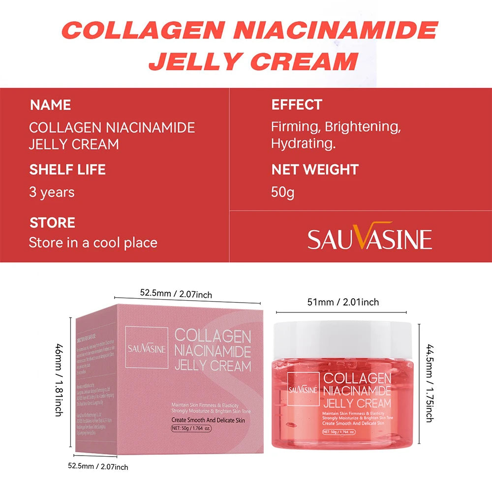 Korean Skin Care 50g Collagen Niacinamide and Hydrolyzed Collagen Lasting Moisturizing Deeply Hydrates Night Care Mask Cream