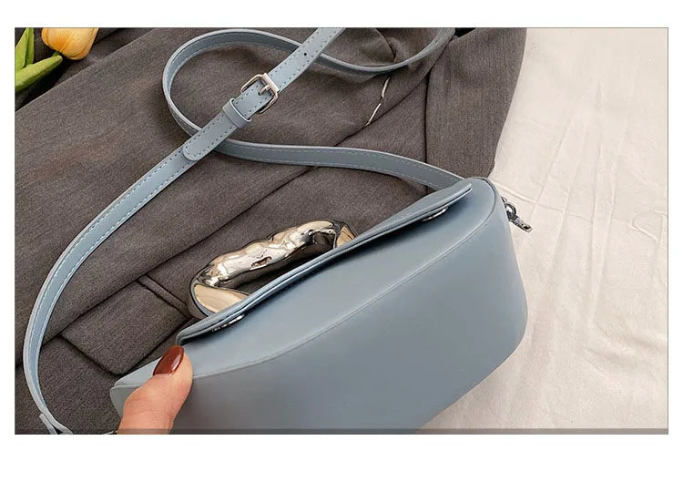 Personalized Fashion Handbags for Party Underarm Bag Women 2024 New Versatile PU Texture Single Shoulder Crossbody Bags