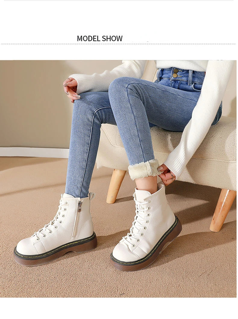 Winter warm Women jeans Velvet Jeans women Fleece Warm High Waist Skinny Elastic Pants women Jean Casual Legging Winter jeans