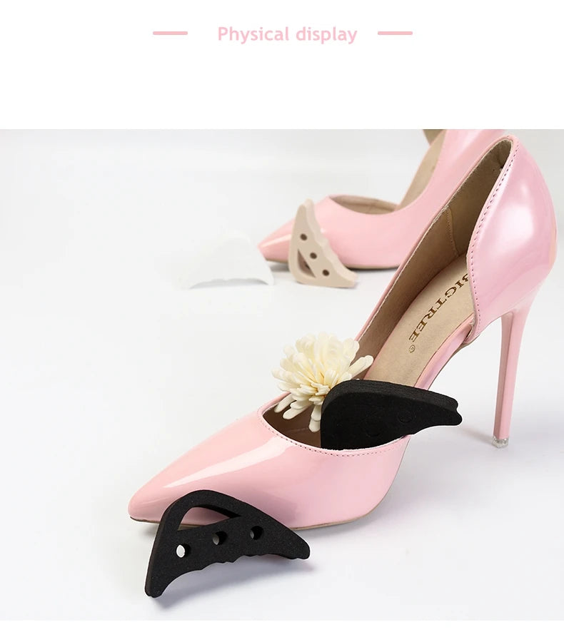 Women High Heel Half Forefoot Insert Toe Plug Cushion Pain Relief Protector Big Shoes Toe Front Filler Adjustment 1 Pair