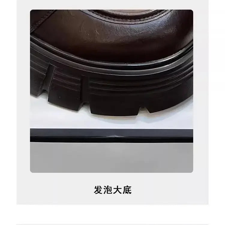 Shoes for Women  New Quality Women's Pumps Hot Sale Loafers Fashion Buckle Platform Leather Shoes Trend Versatile Zapatos