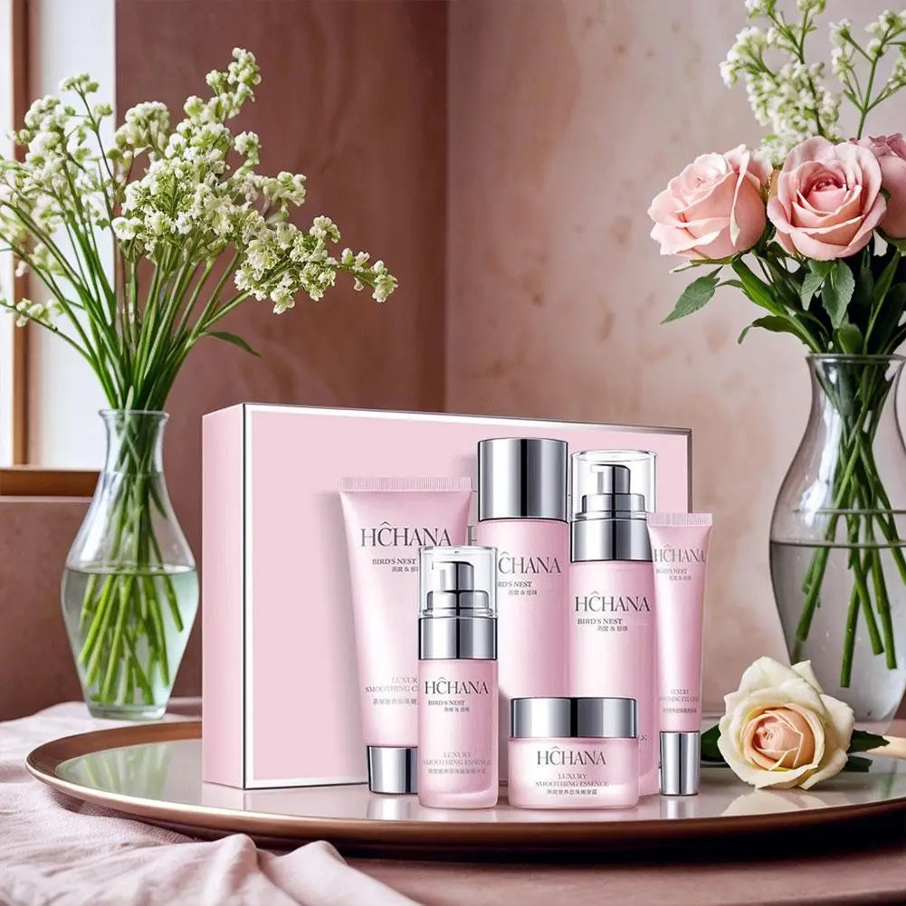 Remove Melanin Facial Beauty Box Skin Care Sets Moisturizing Smoothing Toner Essence Anti-Aging Regulate Water Oil Balance