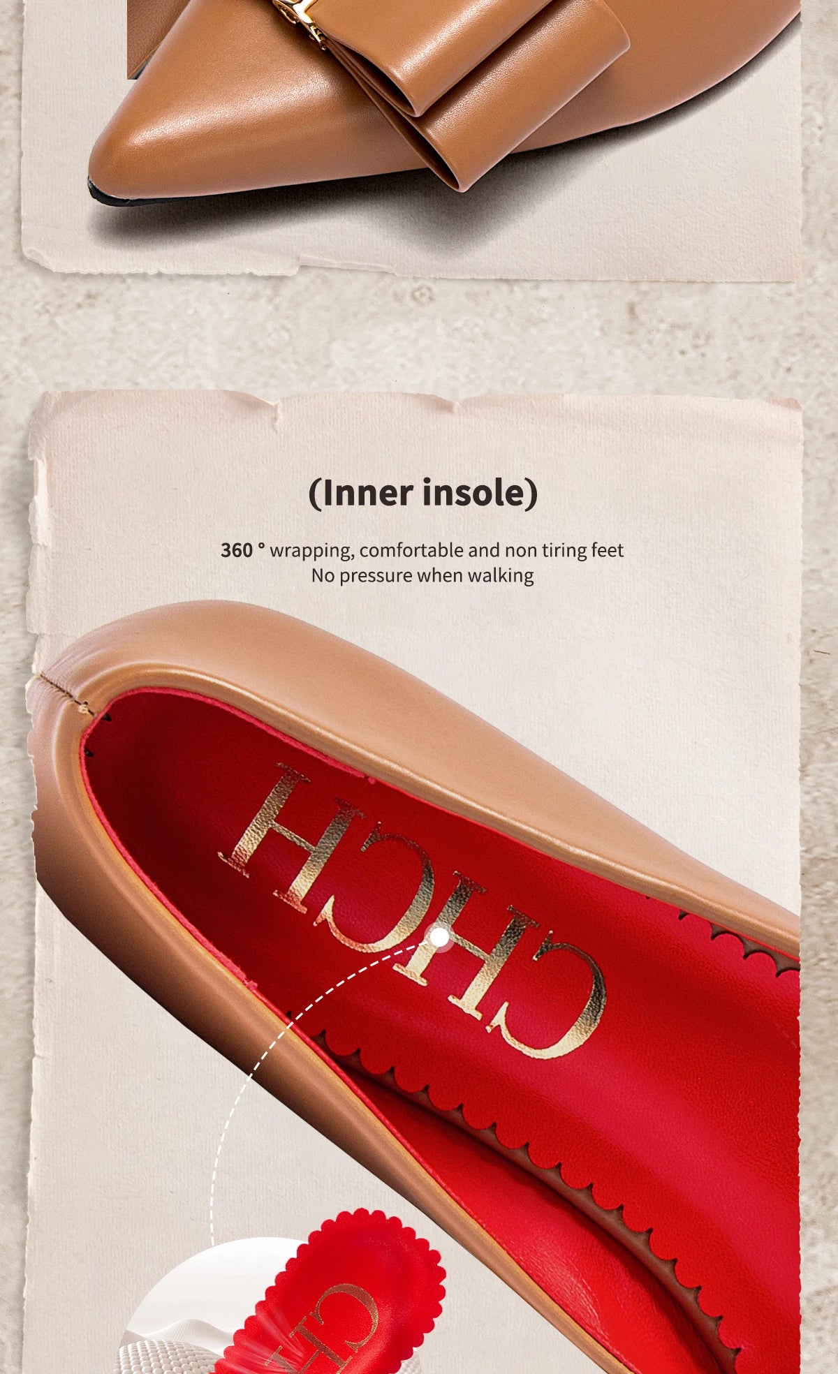 Solid Colour Simple Women's Single Shoes Fashionable Versatile Wear Comfortable Season New Women's Low-heeled Single Shoes