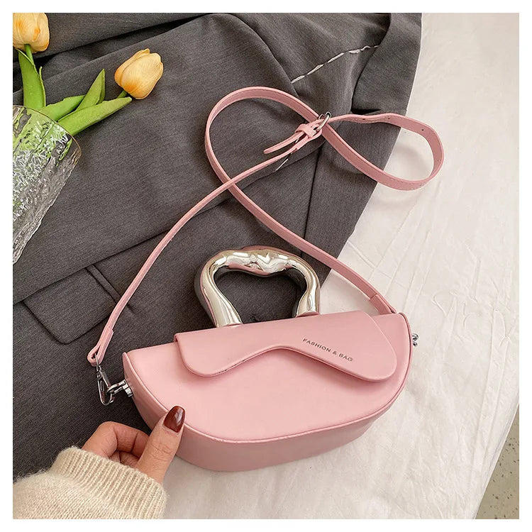 Personalized Fashion Handbags for Party Underarm Bag Women 2024 New Versatile PU Texture Single Shoulder Crossbody Bags