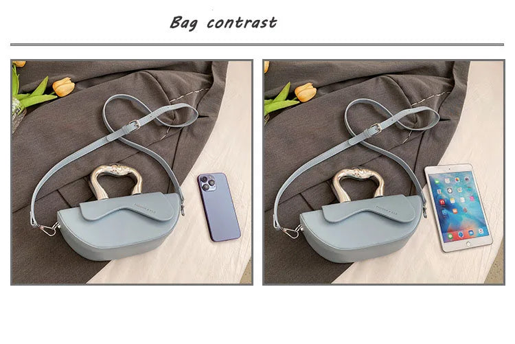 Personalized Fashion Handbags for Party Underarm Bag Women 2024 New Versatile PU Texture Single Shoulder Crossbody Bags