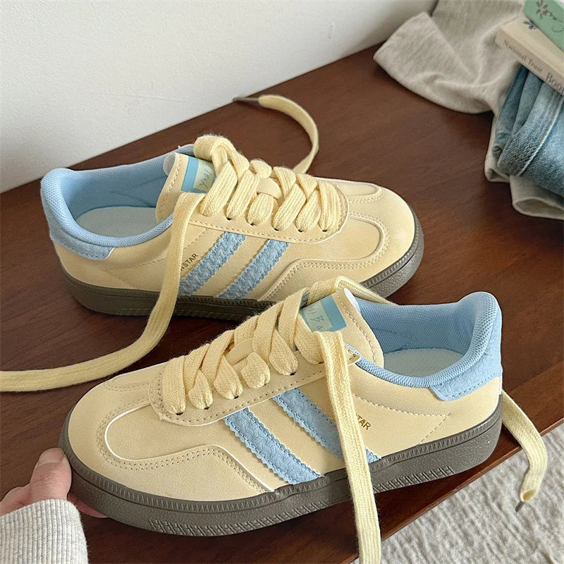 Casual Shoes Women 2025 Spring New Soft Sole Non-slip Comfortable De Training Shoes Hundred Fashion Lightweight Sports Shoes