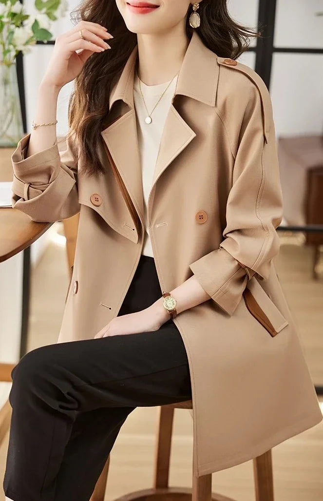High Quality Coats for Women Spring Autumn Medium Length Blazer Woman Trend 2025 In Promotion Jacket Korean Fashion Outerwears