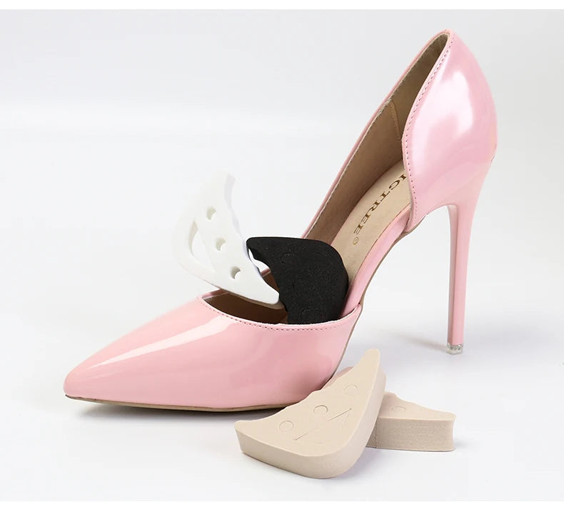 Women High Heel Half Forefoot Insert Toe Plug Cushion Pain Relief Protector Big Shoes Toe Front Filler Adjustment 1 Pair