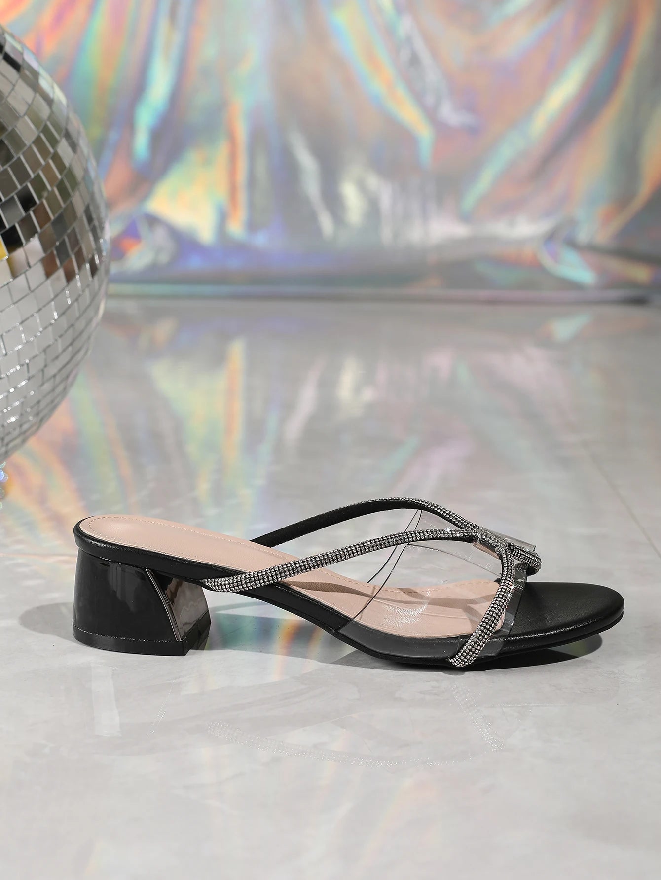 Women Heels Sandals Braided Block Nude Summer Chunky Square Leather Woven Comfort Strappy Dress Casual Pumps Mules