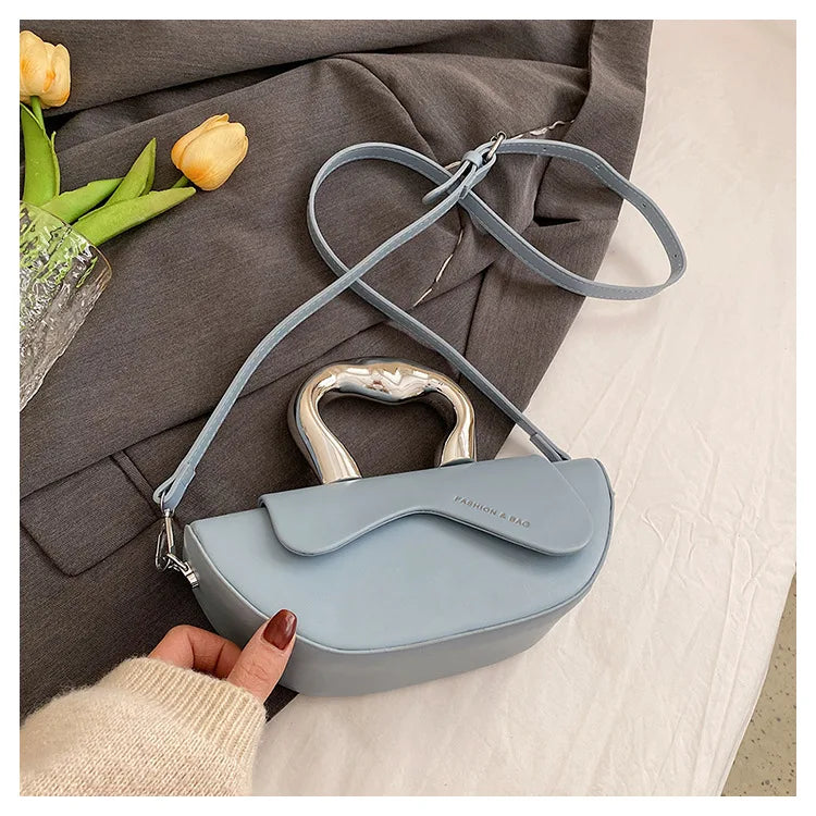 Personalized Fashion Handbags for Party Underarm Bag Women 2024 New Versatile PU Texture Single Shoulder Crossbody Bags