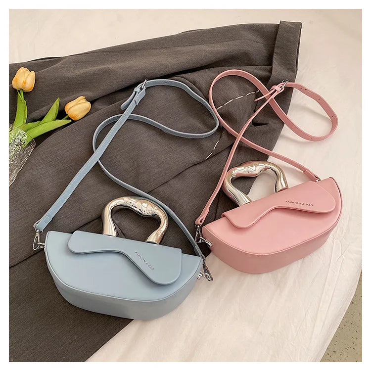 Personalized Fashion Handbags for Party Underarm Bag Women 2024 New Versatile PU Texture Single Shoulder Crossbody Bags