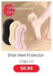 T-Shaped Heel Protectors Stickers Womens Shoes Heel Cushion Foot Care Products Non Slip Shoe Pads High Heels Half Shoe Inserts