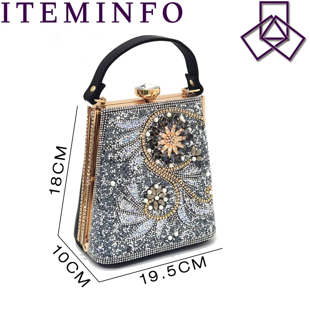 Elegant Ladies Handbags Royal Wedding Party Shoes And Bags Work Shoes Lightweight Comfortable Casual Shoes With Bag