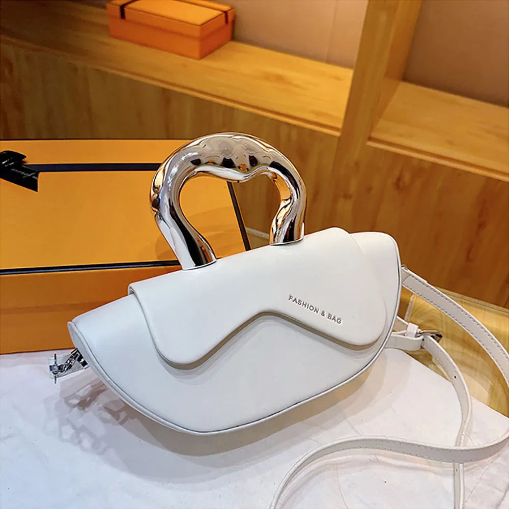 Personalized Fashion Handbags for Party Underarm Bag Women 2024 New Versatile PU Texture Single Shoulder Crossbody Bags