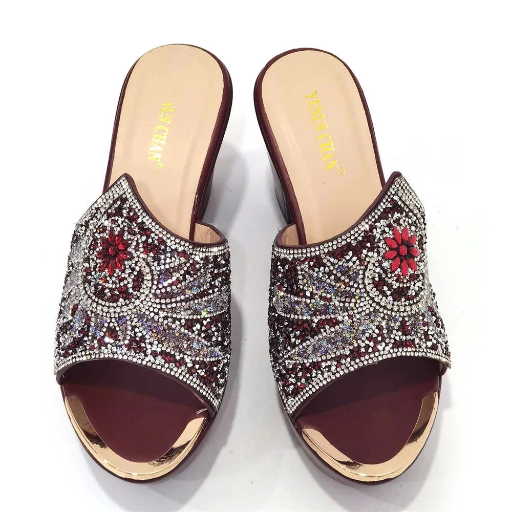 Elegant Ladies Handbags Royal Wedding Party Shoes And Bags Work Shoes Lightweight Comfortable Casual Shoes With Bag