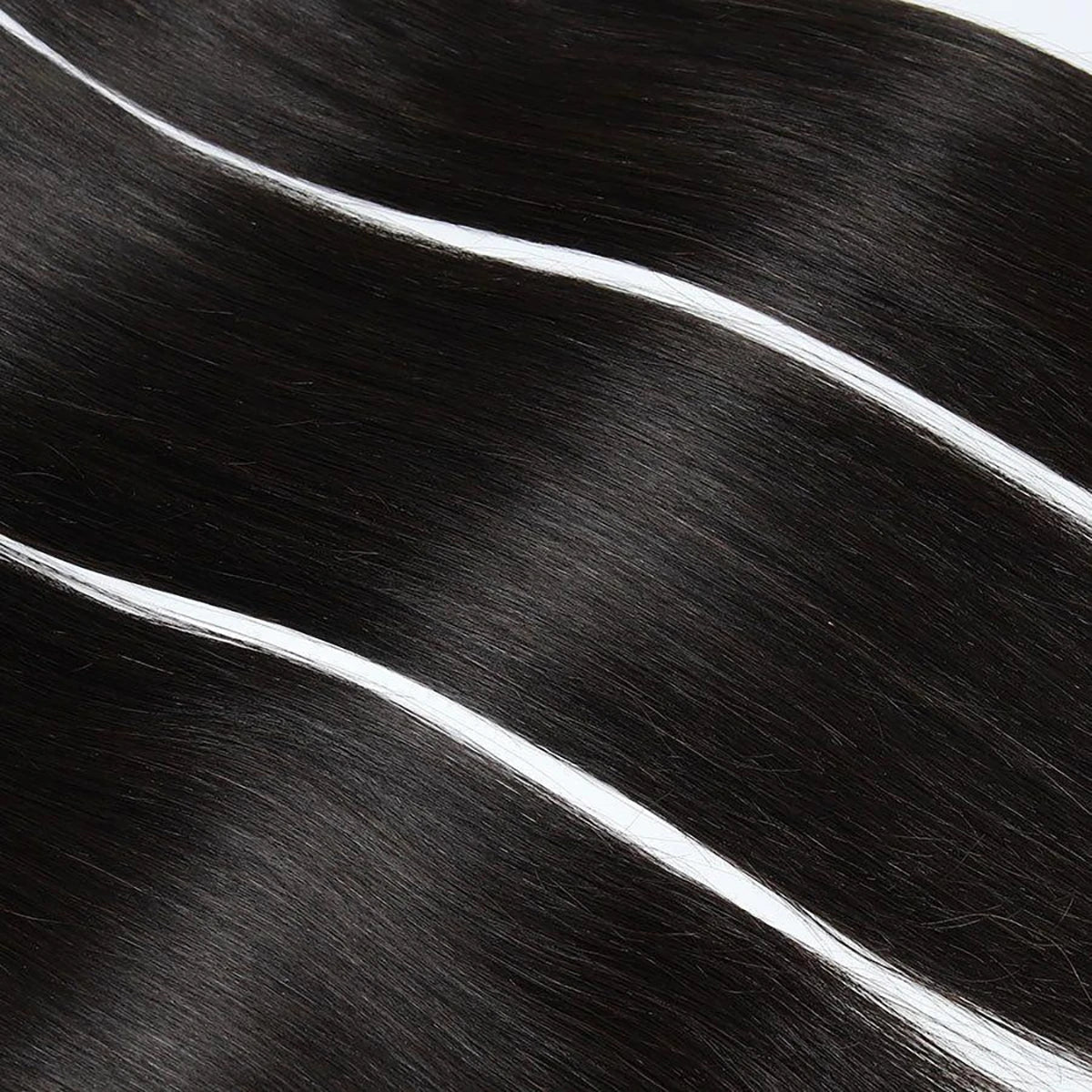 Straight Tape In Hair Extensions Remy Brazilian Hair Extensions Tape Ins For Women Natural Black 16-26 Inches 20Pcs 50G/Pack
