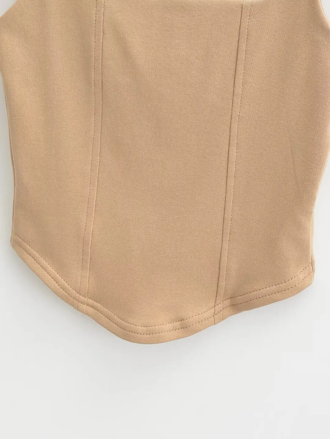 Women 2024 Summer New Fashion Adjustable Fishbone Tank Tops Vintage Slim-Fit Casual Female Short Camis Chic Tops