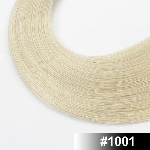 FOREVER HAIR 100% Real Remy Nano Ring Human Hair Extensions 1g/s 16" 18" 20" Keratin Straight Blonde Micro Beads Hair 50g/pack