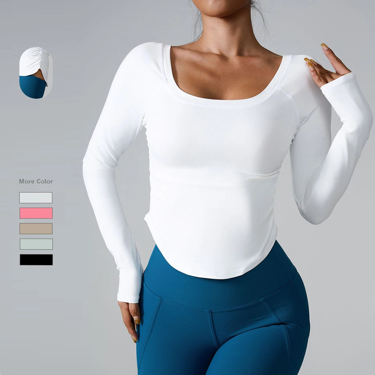 High Elasticity Tight T-shirts Women Workout Running Quickly Dry Tops Breathable Sports Gym Yoga Tops