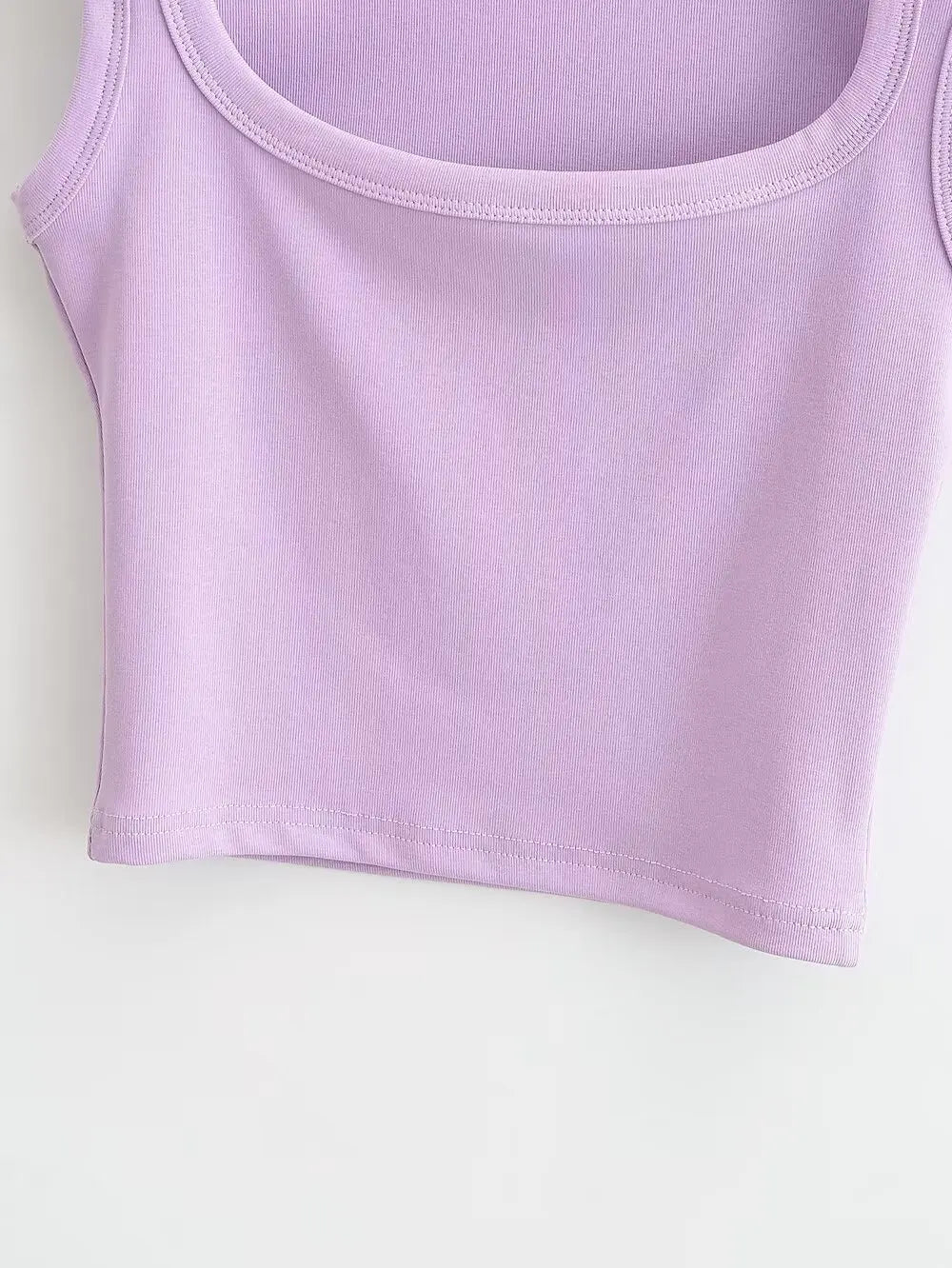 Women 2024 Summer New Fashion Tapped Dark Square Collar Tank Tops Vintage Casual Female Camis Chic Tops