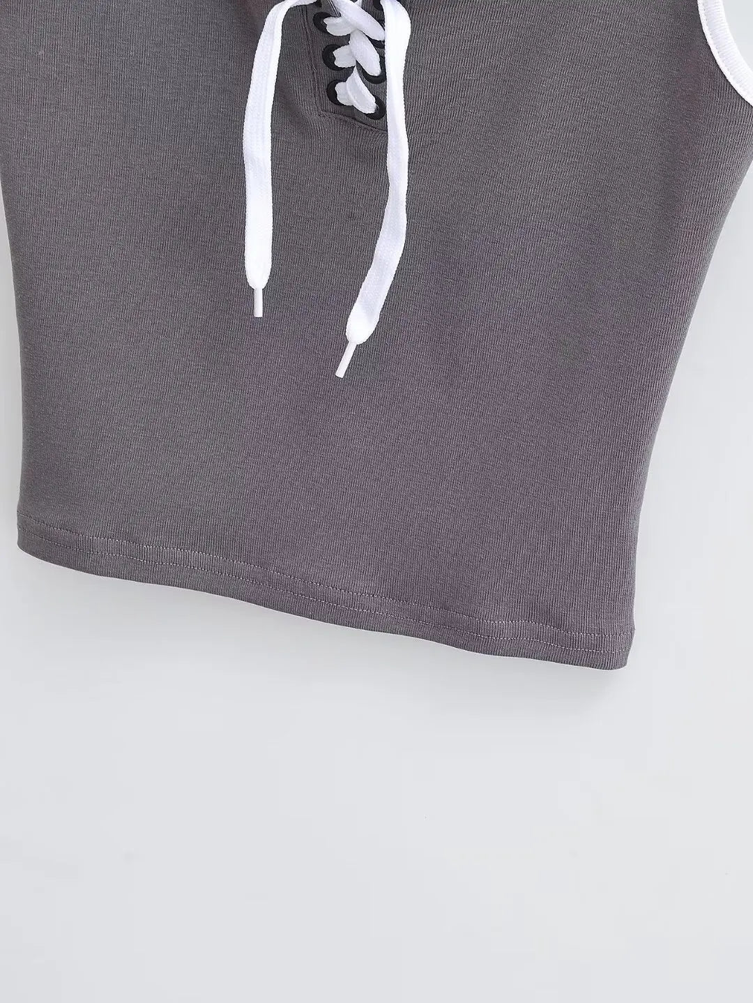 Women 2024 Summer New Fashion Strap Small Tank Tops Vintage Casual Female Camis Chic Tops