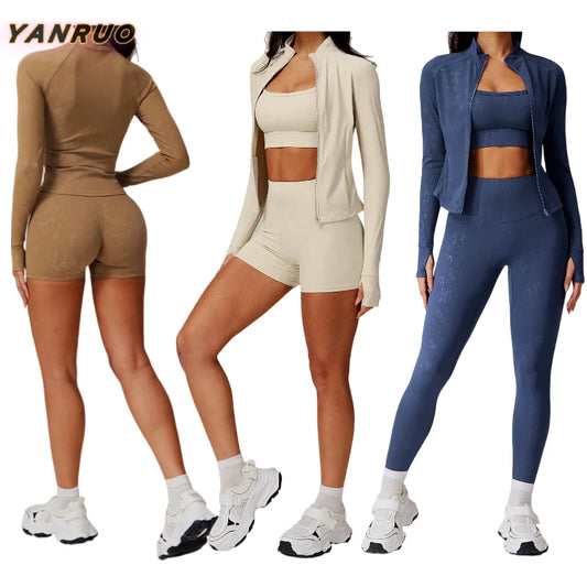 Zip Quick Drying Tight Running Tops Breathable Nude Training Fitness Yoga Wear Jacket for Plus Size Waterproof Plaid Shorts