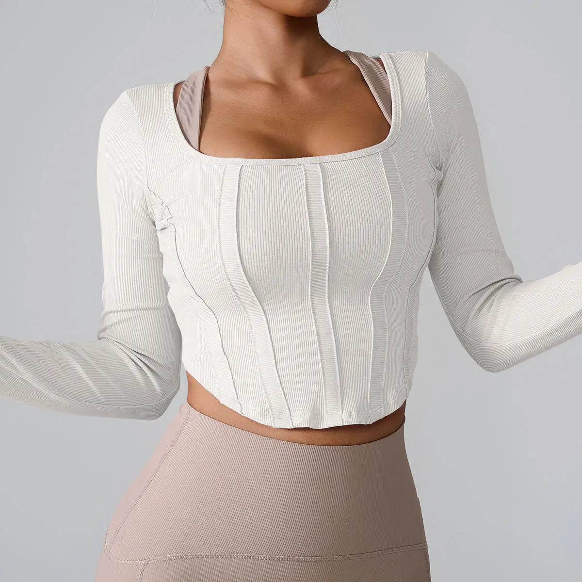 New Fashionable Women's Pullover Fitness Tops Running Long Sleeve Yoga Tops Quick Dry Running Yoga Tops