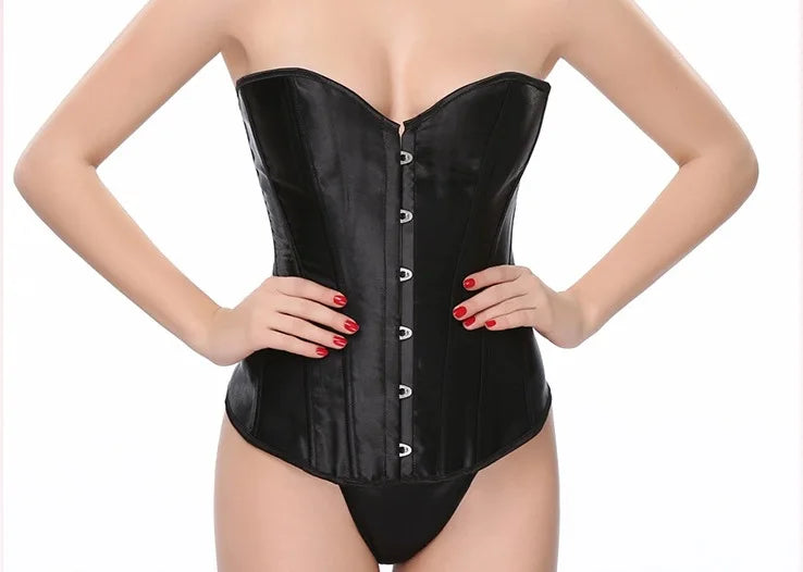 Corset Tops for Women Wholesale Steampunk Korsett Women's Lace up Boned Corset Top Halloween Body Shaper With T String