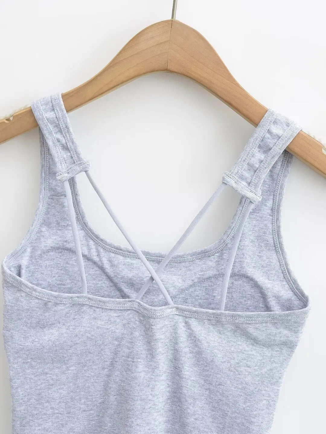 Women 2024 Summer New Fashion Small Tank Tops Vintage Slim-Fit Casual Female Camis Chic Tops