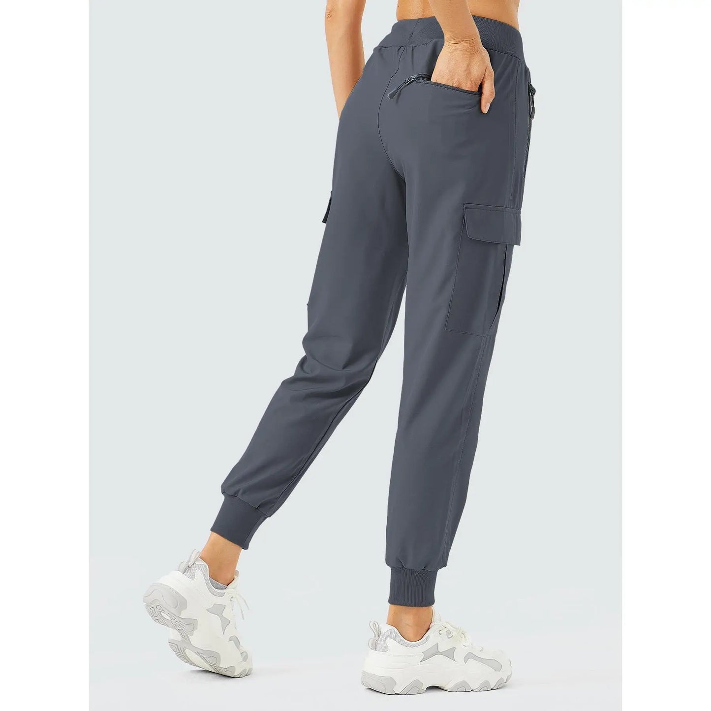 Women's Cargo Joggers Lightweight Quick Dry Hiking Pants Athletic Workout Lounge Casual Outdoor