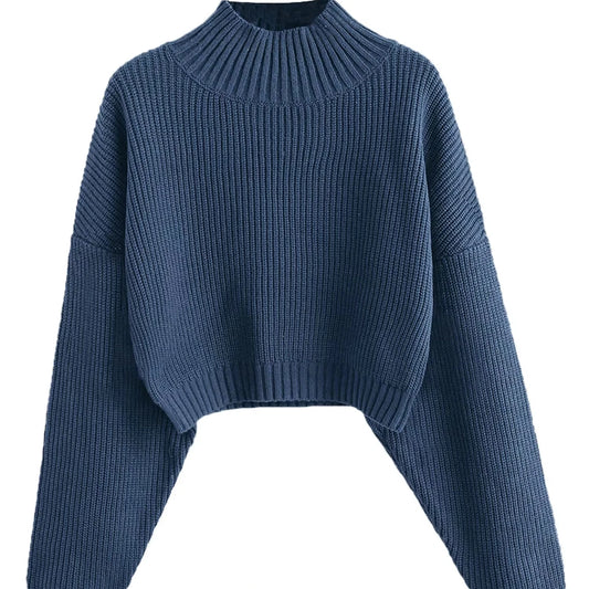 Women's Cross V Neck Sweaters 2025 Dressy Casual Front Slit Ribbed Knit Pullover Sweater Jumper Tops