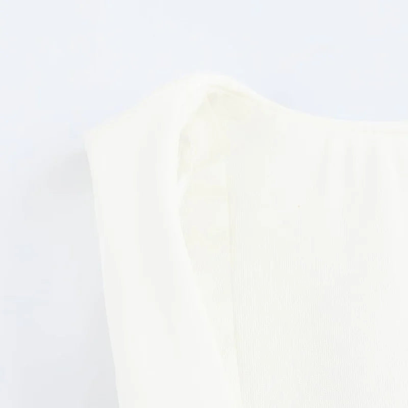 ZATRHMBM Spring and Autumn Women's Wear 2025 New Fashion Casual Vest Retro Sleeveless Solid Color Women's Tops