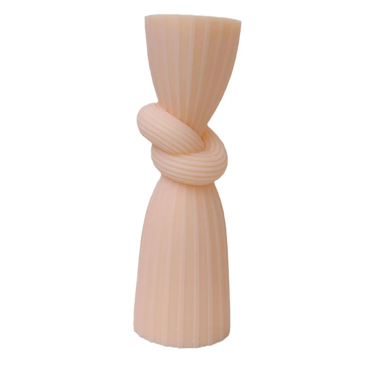 Cross Border Popular Knot Cylindrical Silicone Mold DIY Vertical bar Cylindrical Candle Silicone Mold Gypsum Aromatherapy Candle