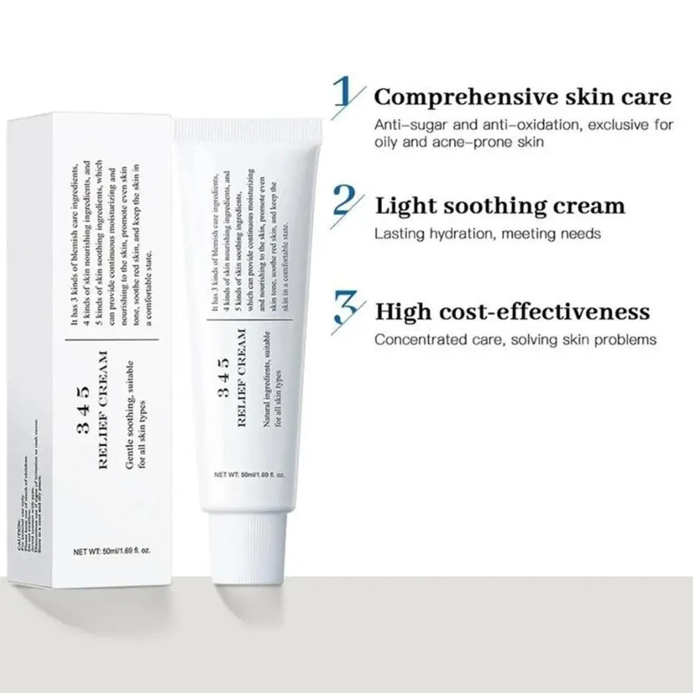Korean Skin Care -  Intensive Repair 345 Relief Cream, VC Boosting Serum, 345 Whitening Cream, Relief Essence, Cleansing Balm