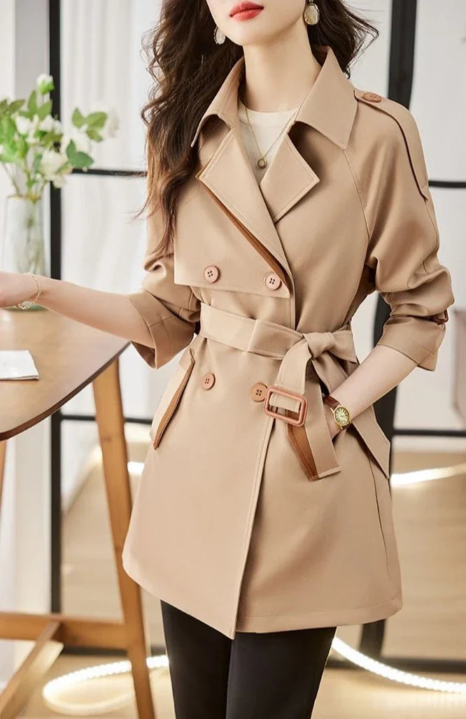 High Quality Coats for Women Spring Autumn Medium Length Blazer Woman Trend 2025 In Promotion Jacket Korean Fashion Outerwears