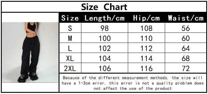 Women Harajuku Wide Leg Sweatpants 2025 Spring Fall Solid Fashion Sport Pant Female Casual Oversize Clothes Lady Baggy Trousers