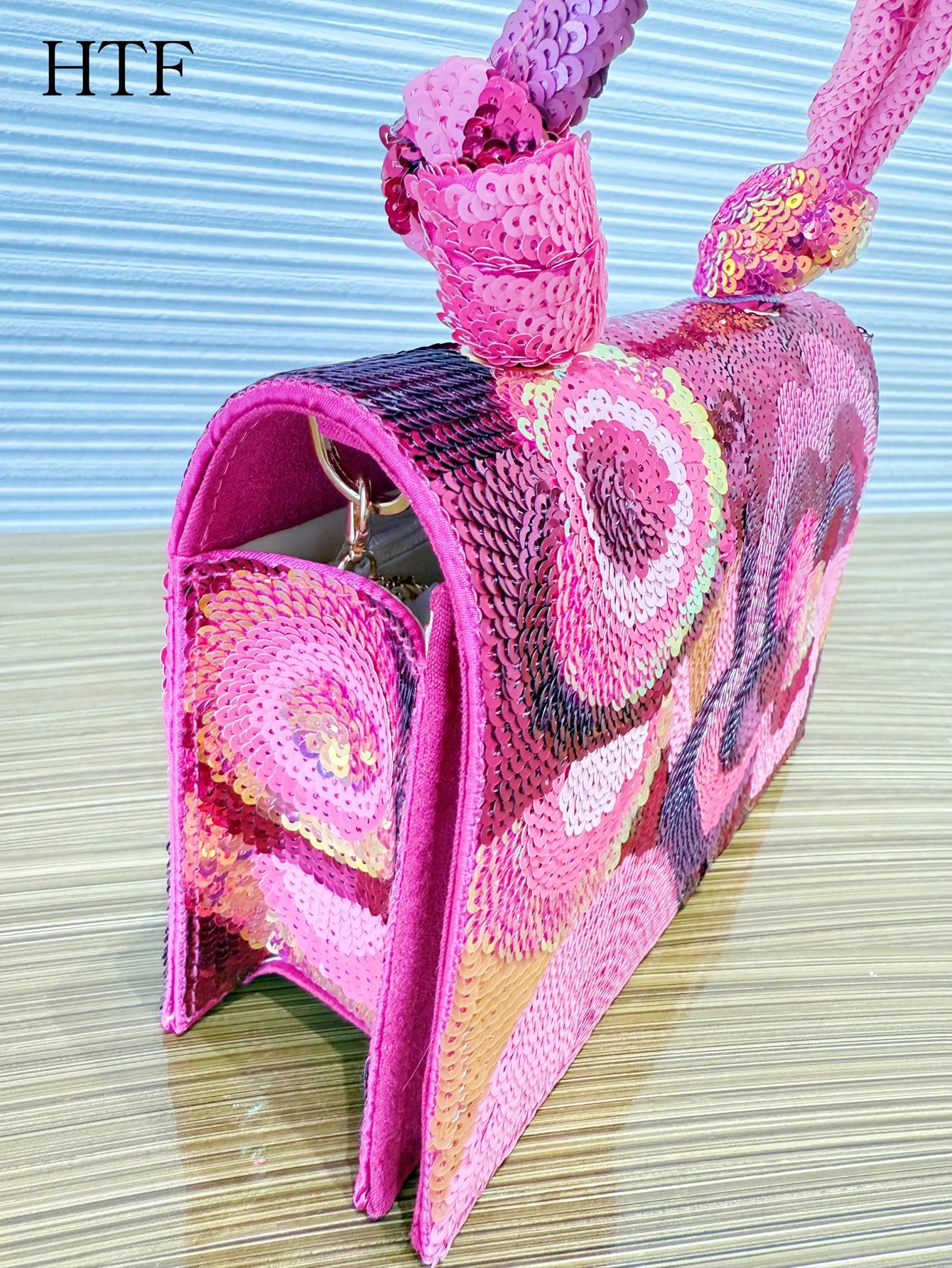 New Design Flower Beaded Handbag Women's Shiny Evening Bags For Wedding Lady Party Beading Totes Crossbody Bag