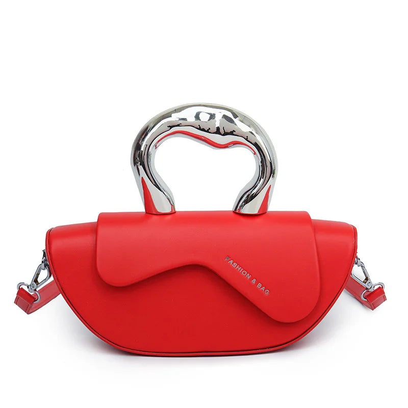 Personalized Fashion Handbags for Party Underarm Bag Women 2024 New Versatile PU Texture Single Shoulder Crossbody Bags