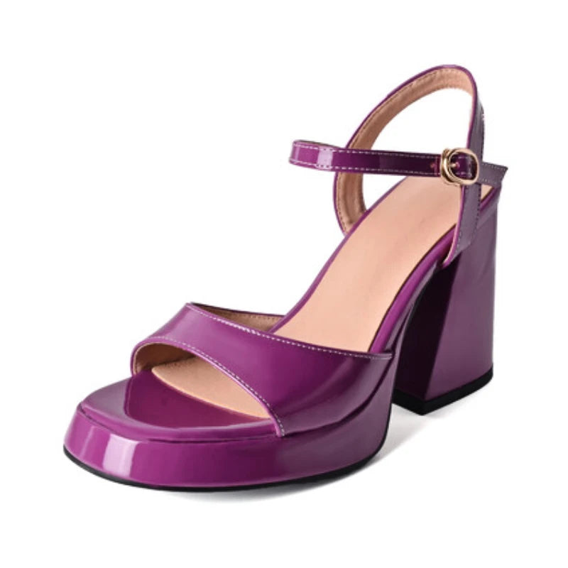 2023 Summer New Shoes Woman Brand Women's Platform Shoes Fashion Comfortable Thick Sole Sandals Square High Heels