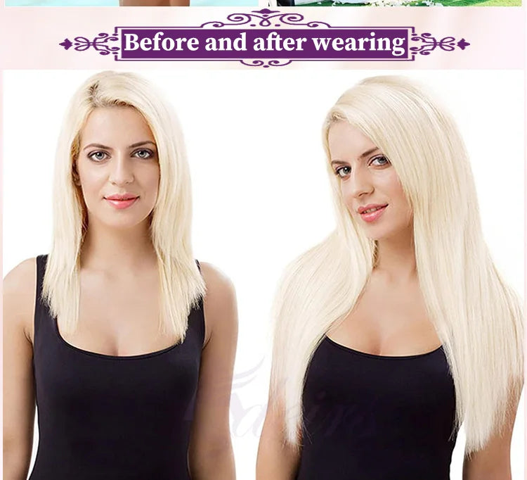 ADEIRS Flat Tip Hair Extensions 100% Real Human Hair Fusion Keratin Capsule Hair Extensions Brown Blonde Straight 1g/Strand